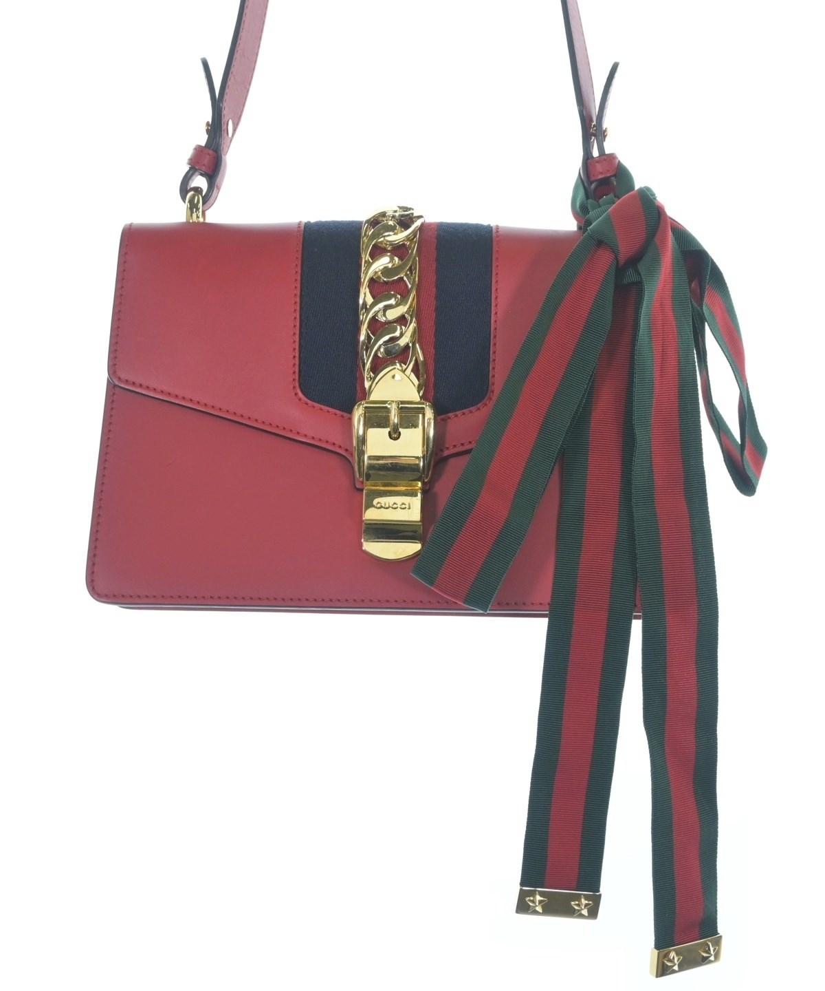 GUCCI（グッチ）ショルダーバッグ 赤 サイズ:- レディース