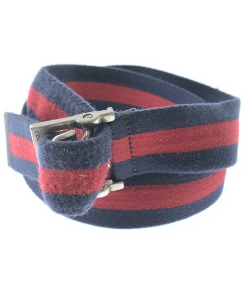 GUCCI(グッチ)ベルト 紺 サイズ:95/2200657651091