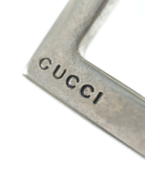 GUCCI（グッチ）ベルト 紺 サイズ:95 レディース/2200657651091