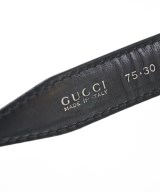 GUCCI（グッチ）ベルト 黒 サイズ:75 レディース/2200643773080
