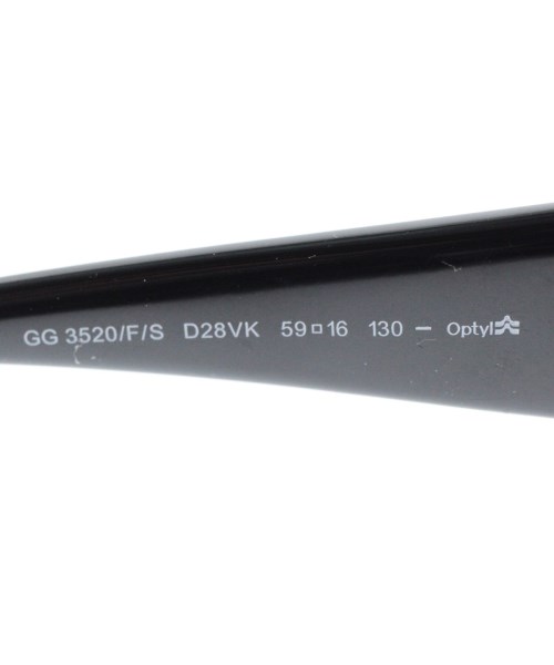 GUCCI（グッチ）サングラス 黒 サイズ:- レディース/2200659771025