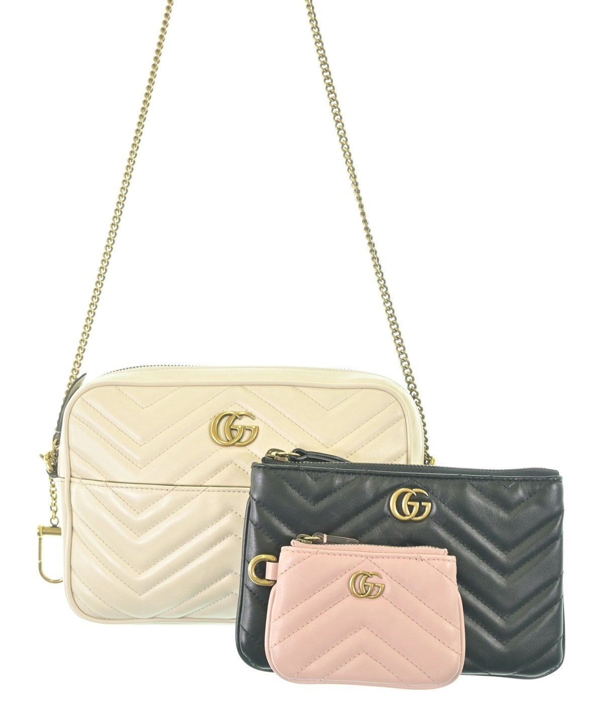 GUCCI（グッチ）ショルダーバッグ 白 サイズ:- レディース