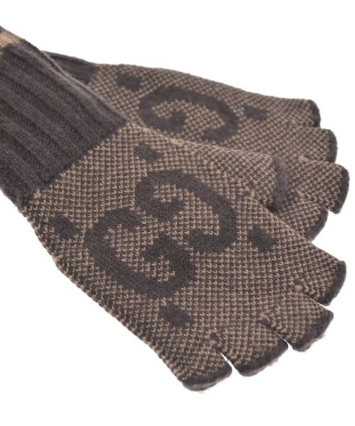 GUCCI（グッチ）手袋 茶 サイズ:S レディース/2200662185062