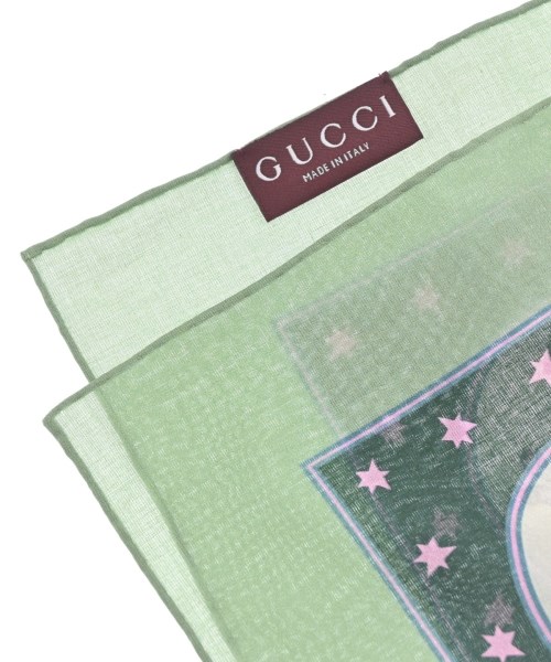 GUCCI（グッチ）バンダナ・スカーフ 緑 サイズ:- レディース/2200713539035