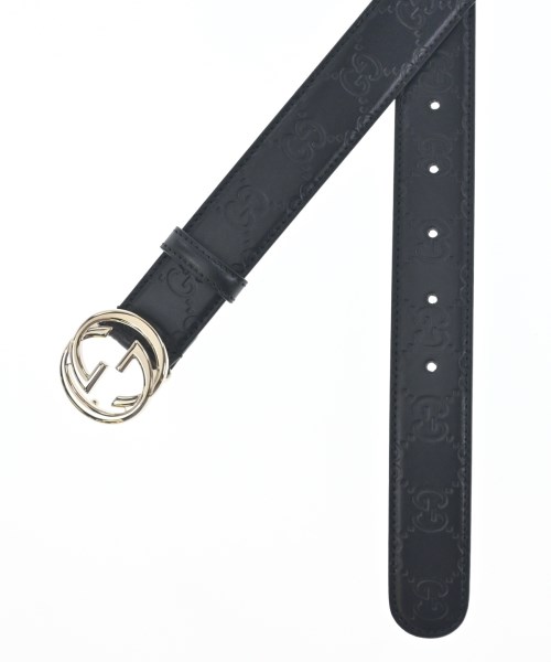 GUCCI（グッチ）ベルト 黒 サイズ:95 レディース/2200715237021