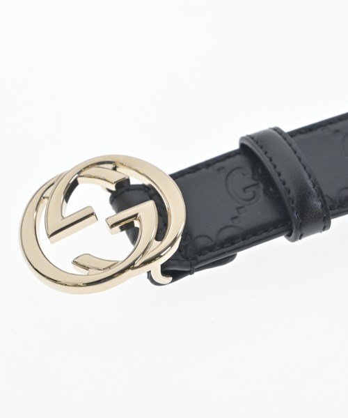 GUCCI（グッチ）ベルト 黒 サイズ:95 レディース/2200715237021