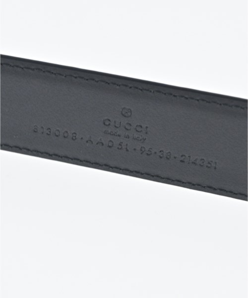 GUCCI（グッチ）ベルト 黒 サイズ:95 レディース/2200715237021
