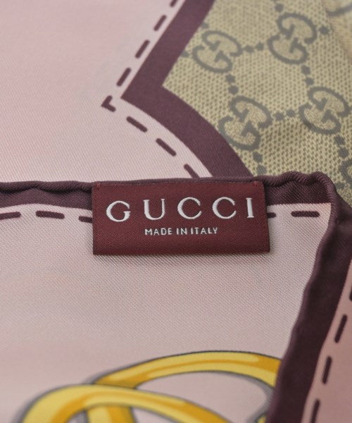 GUCCI（グッチ）バンダナ・スカーフ ベージュ サイズ:- レディース/2200716420057