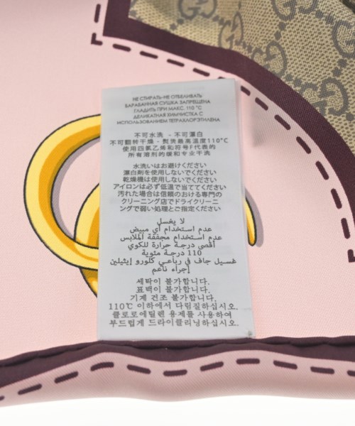 GUCCI（グッチ）バンダナ・スカーフ ベージュ サイズ:- レディース/2200716420057