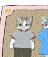 GUCCI（グッチ）バンダナ・スカーフ ベージュ サイズ:- レディース/2200716420057