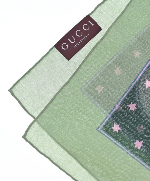 GUCCI（グッチ）バンダナ・スカーフ 緑 サイズ:- レディース/2200716420118