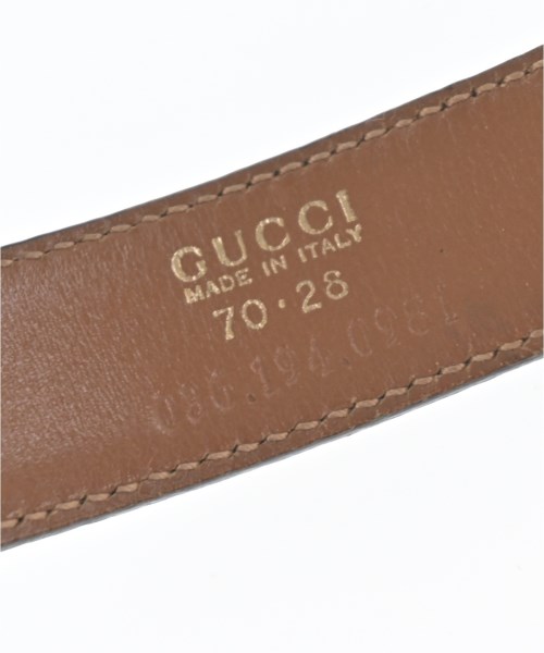GUCCI（グッチ）ベルト 黒 サイズ:70 レディース/2200716721093
