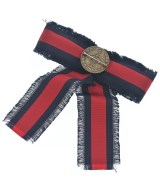GUCCI（グッチ）ブローチ・コサージュ 紺 サイズ:- レディース/2200716989073