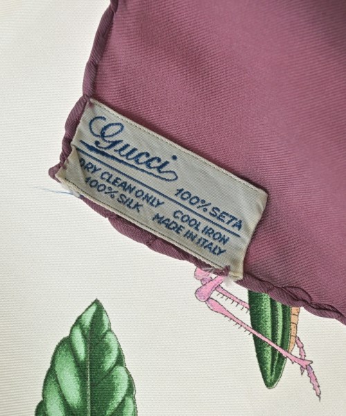 GUCCI（グッチ）バンダナ・スカーフ 白 サイズ:- レディース/2200714407142