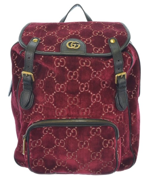 GUCCI（グッチ）バックパック・リュック 赤 サイズ:- レディース/2200718513030