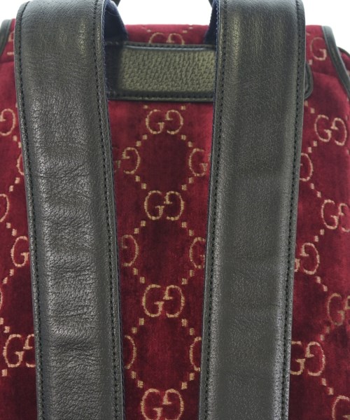 GUCCI（グッチ）バックパック・リュック 赤 サイズ:- レディース/2200718513030
