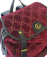 GUCCI（グッチ）バックパック・リュック 赤 サイズ:- レディース/2200718513030