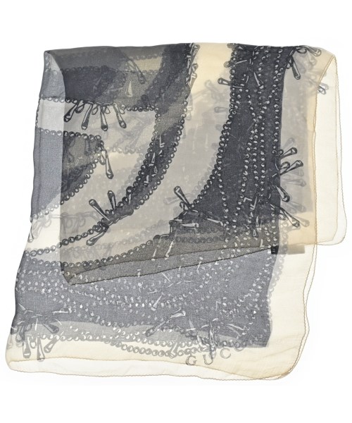 GUCCI(グッチ)バンダナ・スカーフ ベージュ サイズ:-/2200646356129