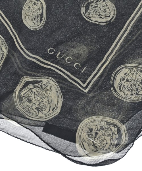 GUCCI（グッチ）バンダナ・スカーフ 黒 サイズ:- レディース/2200646356143