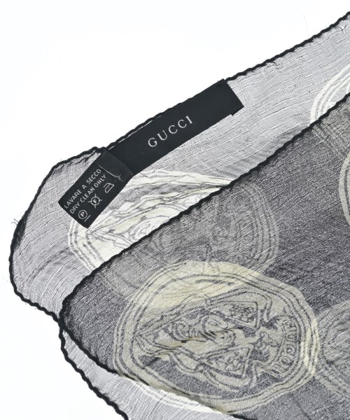 GUCCI（グッチ）バンダナ・スカーフ 黒 サイズ:- レディース/2200646356143