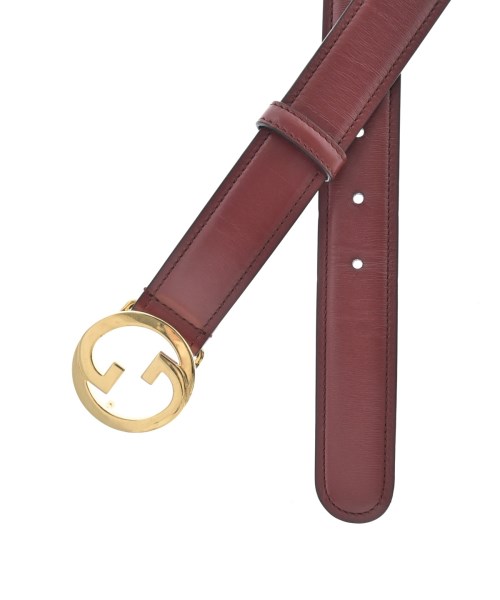 GUCCI（グッチ）ベルト 赤 サイズ:75 レディース/2200639802749