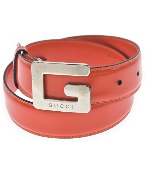 GUCCI（グッチ）ベルト オレンジ サイズ:65 レディース/2200647951064