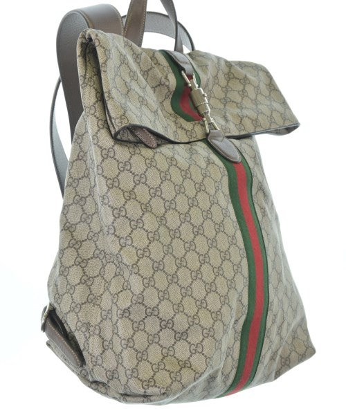 GUCCI（グッチ）バックパック・リュック ベージュ サイズ:- レディース/2200649379125