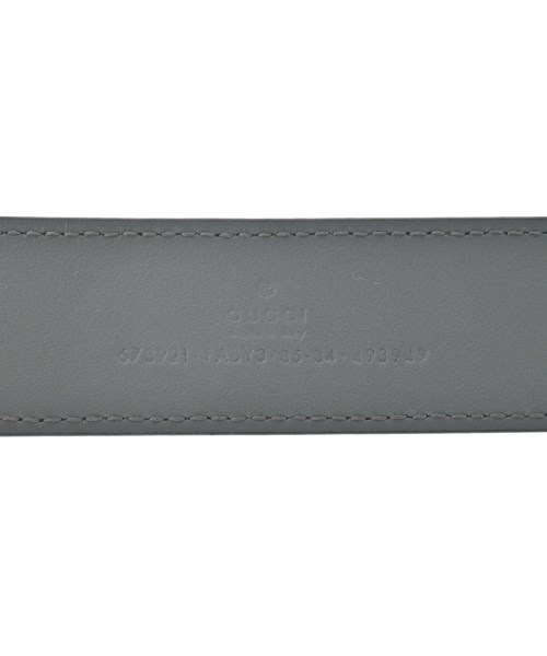 GUCCI（グッチ）ベルト グレー サイズ:85 レディース/2200649379170