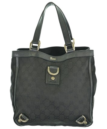 グッチ GUCCI レザー - GUCCIグッチ黒レザー バッグ バンブーハンドル