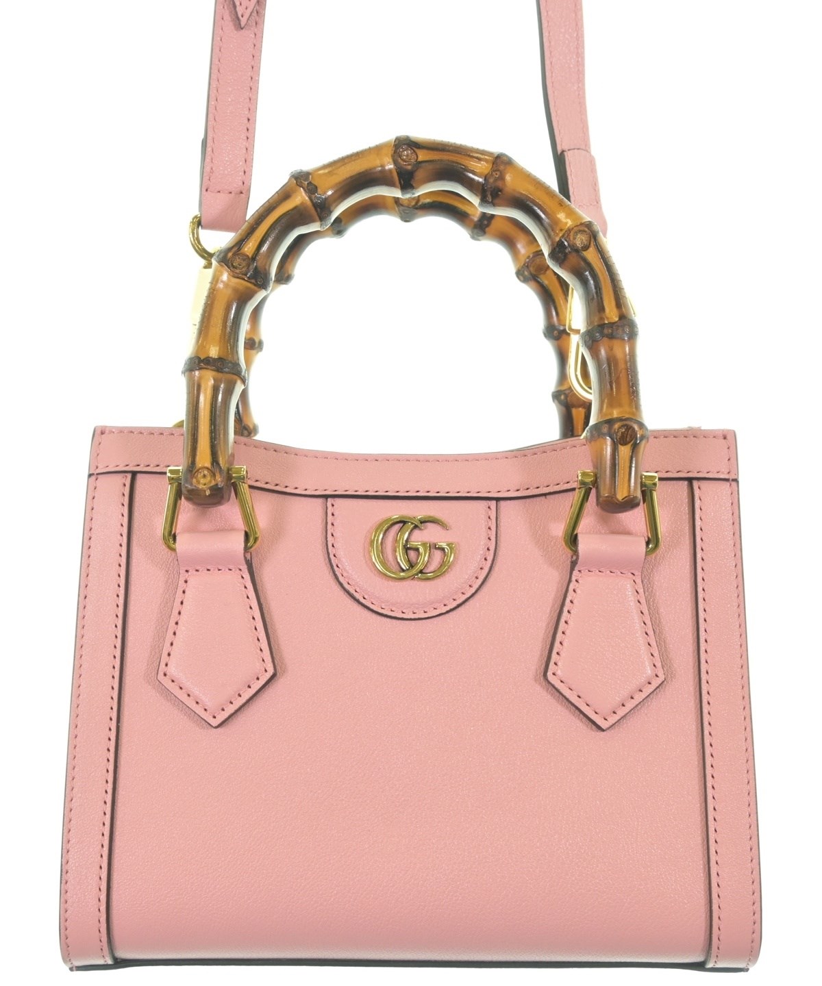 GUCCI（グッチ）ハンドバッグ ピンク サイズ:スモ-ル レディース