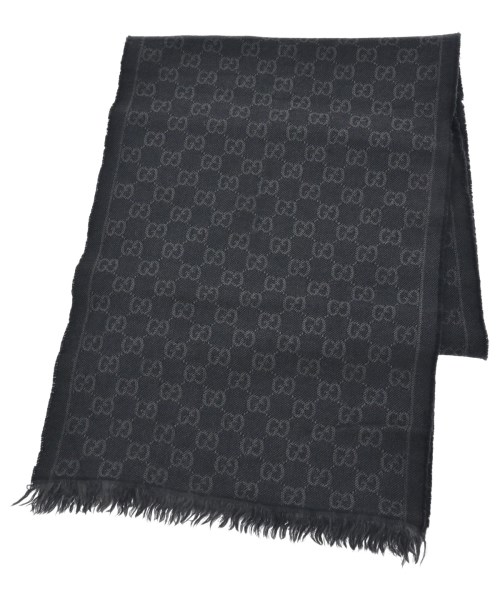 GUCCI(グッチ)マフラー 黒 サイズ:-/2200652070026