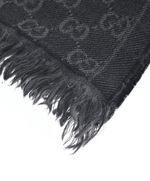 GUCCI（グッチ）マフラー 黒 サイズ:- メンズ/2200652070026