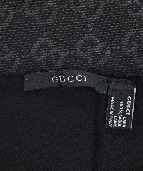 GUCCI（グッチ）マフラー 黒 サイズ:- メンズ/2200652070026