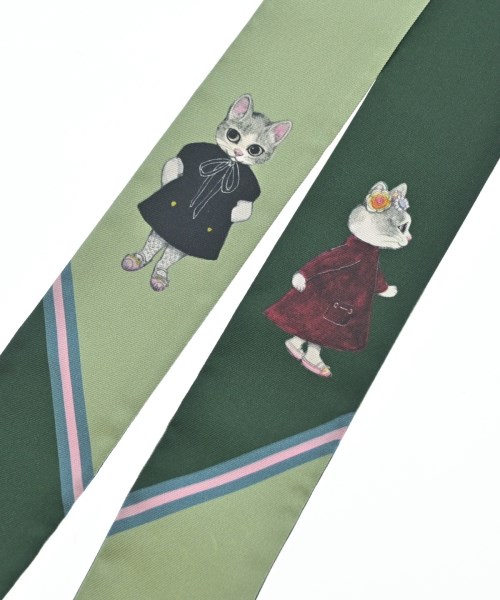 GUCCI（グッチ）バンダナ・スカーフ 緑 サイズ:- レディース/2200702539022
