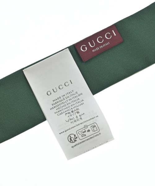 GUCCI（グッチ）バンダナ・スカーフ 緑 サイズ:- レディース/2200702539022