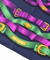 GUCCI（グッチ）バンダナ・スカーフ 紺 サイズ:- レディース/2200702246227