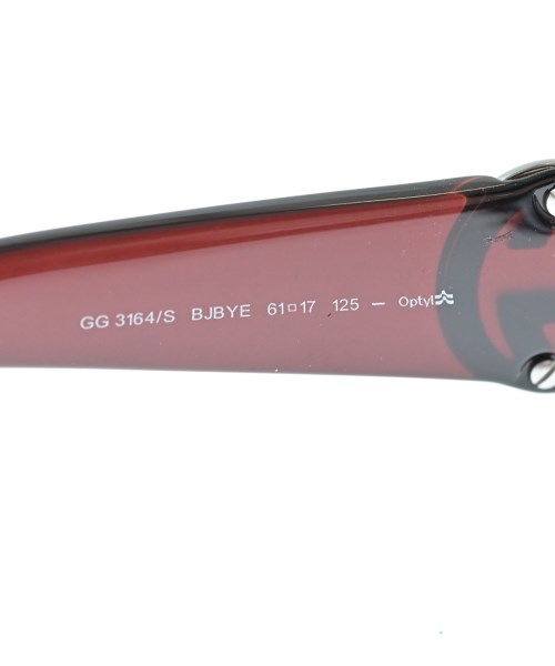 GUCCI（グッチ）サングラス 赤 サイズ:- レディース/2200665326165