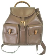 GUCCI（グッチ）バックパック・リュック 茶 サイズ:- レディース/2200663116164