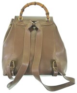 GUCCI（グッチ）バックパック・リュック 茶 サイズ:- レディース/2200663116164