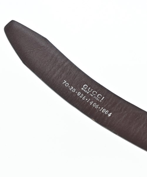 GUCCI（グッチ）ベルト 茶 サイズ:70 レディース/2200663116270