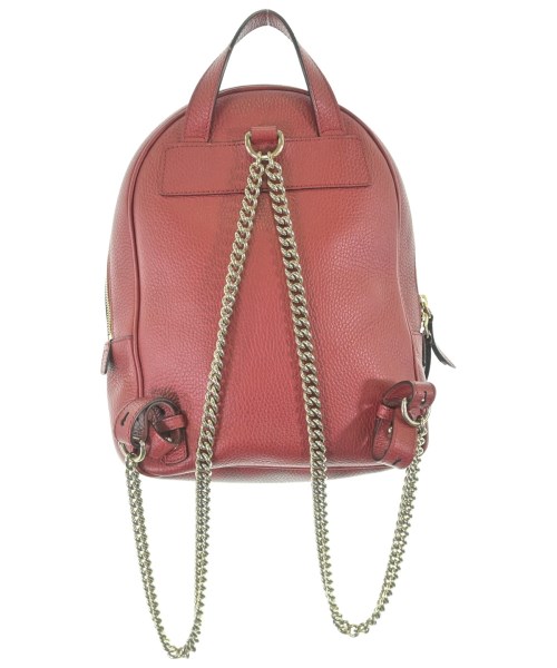 GUCCI（グッチ）バックパック・リュック 赤 サイズ:- レディース/2200665795091