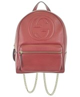 GUCCI（グッチ）バックパック・リュック 赤 サイズ:- レディース/2200665795091