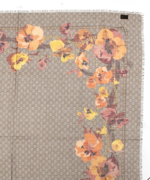 GUCCI（グッチ）バンダナ・スカーフ ベージュ サイズ:- レディース/2200663363193