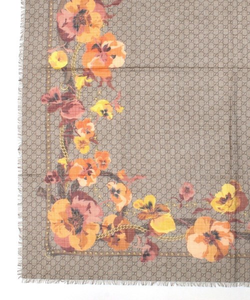 GUCCI（グッチ）バンダナ・スカーフ ベージュ サイズ:- レディース/2200663363193