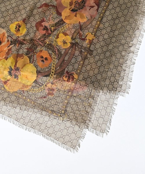 GUCCI（グッチ）バンダナ・スカーフ ベージュ サイズ:- レディース/2200663363193