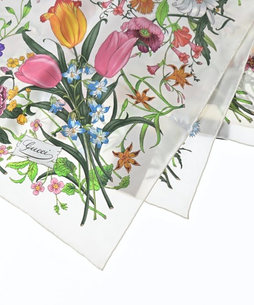 GUCCI（グッチ）バンダナ・スカーフ 白 サイズ:- レディース/2200663363230