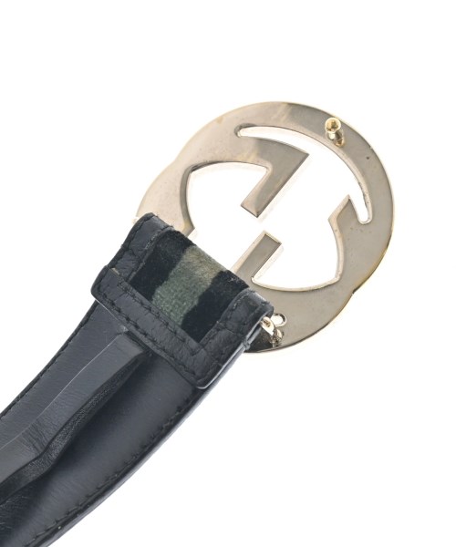GUCCI（グッチ）ベルト 黒 サイズ:85 レディース/2200668835107