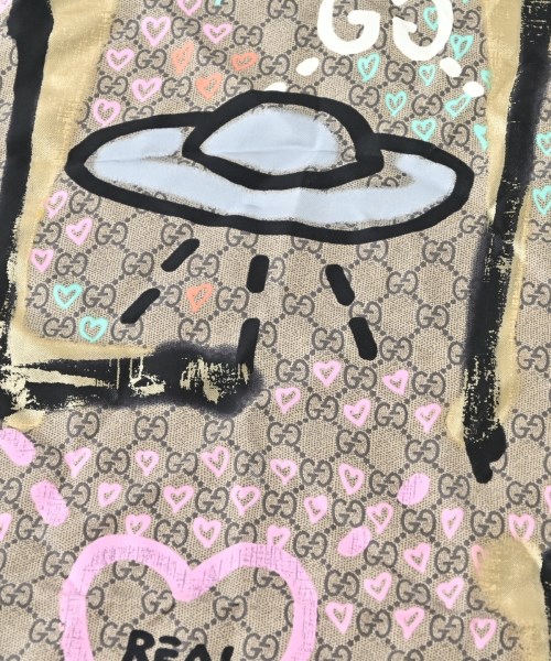 GUCCI（グッチ）バンダナ・スカーフ 茶 サイズ:- レディース/2200669507034