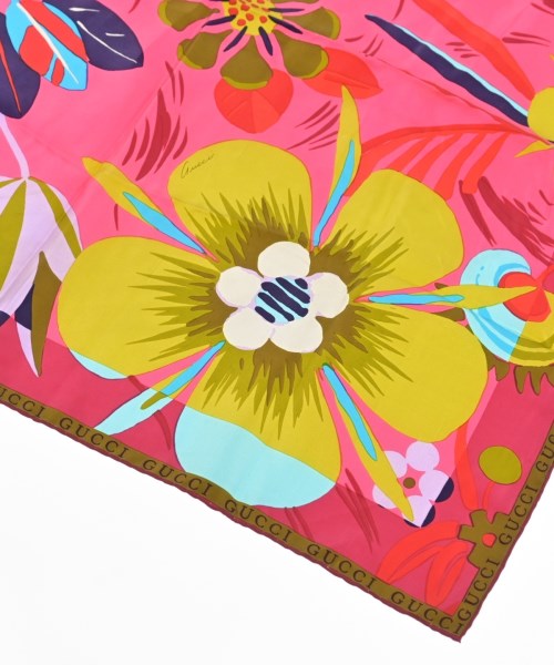 GUCCI（グッチ）バンダナ・スカーフ ピンク サイズ:- レディース/2200668927116