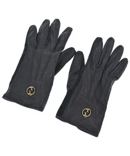 GUCCI(グッチ)手袋 黒 サイズ:7.5/2200669972092
